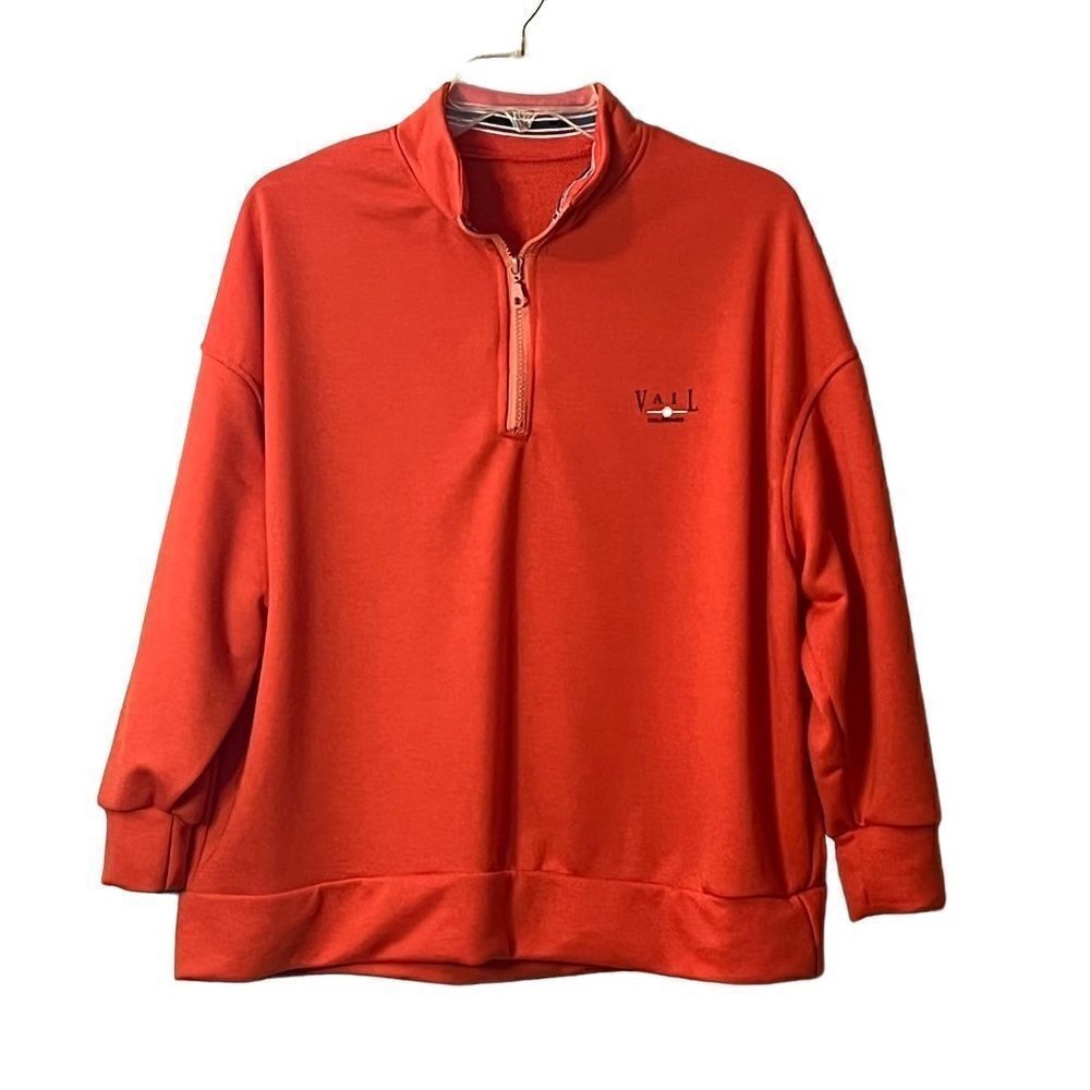 Vintage Vail Colorado 1/4 Zip Pullover Sweatshirt Women's Size L